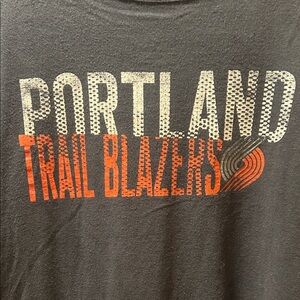 NBA Black T-Shirt with White Logo